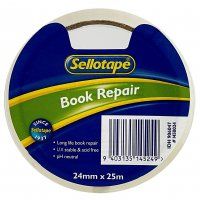 BOOK REPAIR TAPE SELLOTAPE 1450 24MMX25M