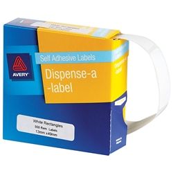 AVERY RECTANGLE LABEL 1349W PKT/550