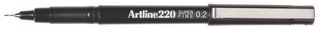FINEWRITER PEN BLACK 220 0.2MM ARTLINE