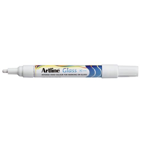 GLASS MARKER ARTLINE WHITE 4MM