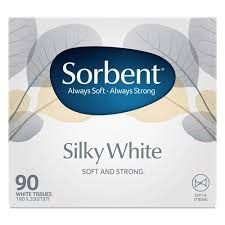 FACIAL TISSUES SORBENT 90'S WHITE