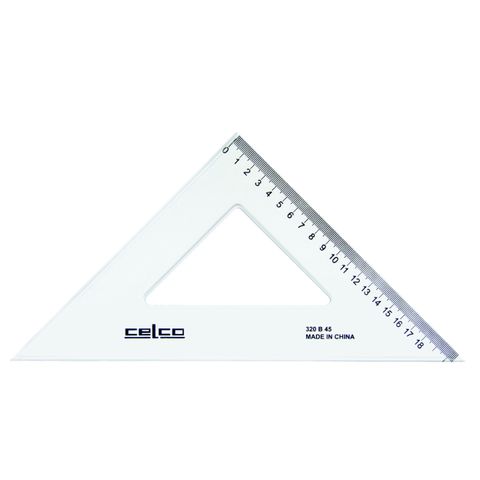 SET SQUARE CELCO 32CM 45 DEGREE