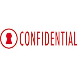 ROLLER STAMP COLOP CONFIDENTIAL RED