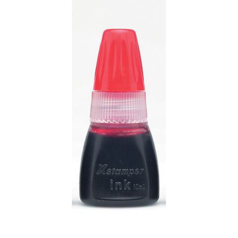 STAMP REFILL INK RED 10CC XSTAMPER