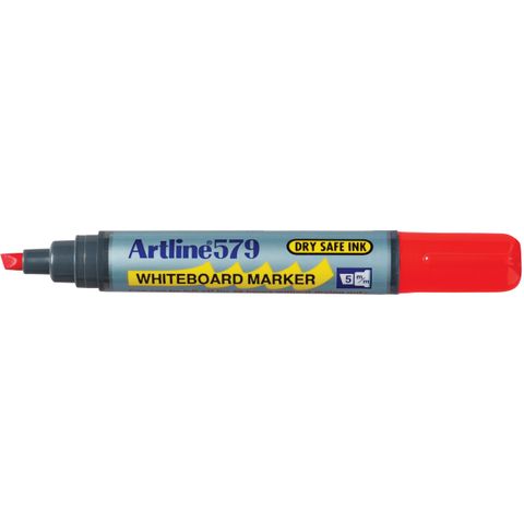 WHITEBOARD MARKER ARTLINE 579 RED CHISEL