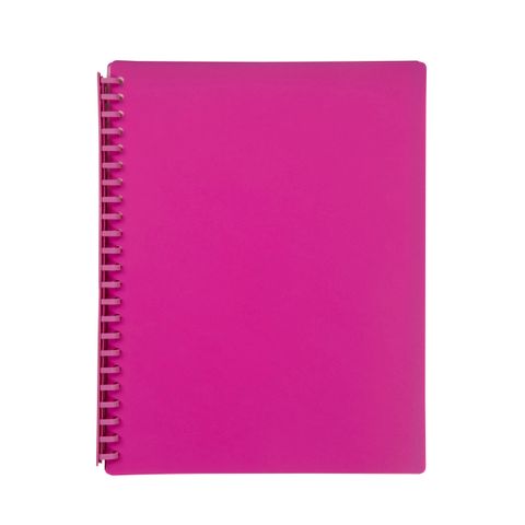 MARBIG REFILLABLE DISPLAY BOOK 20P PINK.