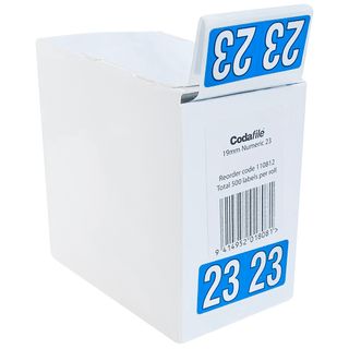 CODAFILE YEAR LABEL 19MM 2023 ROLL/500