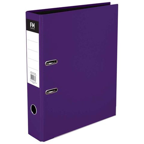 LEVER ARCH FILE FM VIVID FCAP PURPLE