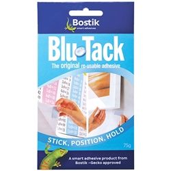 BOSTIK BLU TACK 75GM BLUE