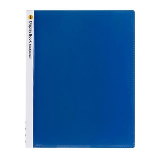 MARBIG INSERT CLEAR BOOK BLUE 40 PAGE