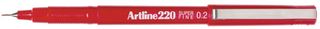 FINEWRITER PEN RED 220 0.2MM ARTLINE