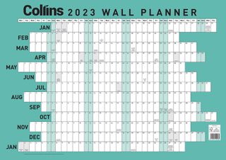 COLLINS WALL PLANNER A2 LAMINATED ODD/YR