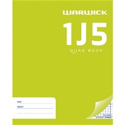 EXERCISE BOOK WARWICK 1J5 QUAD 5MM