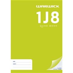 EXERCISE BOOK WARWICK 1J8 QUAD 5MM