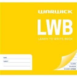 EXERCISE BOOK WARWICK LWB LEARN TO WRITE