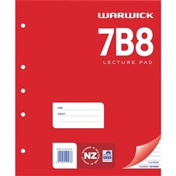 LECTURE PAD WARWICK 7B8