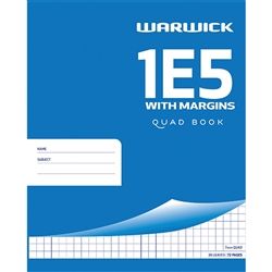 EXERCISE BOOK WARWICK 1E5 EXTRA WITH MAR