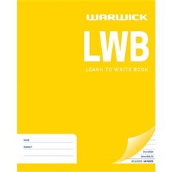 EXERCISE BOOK WARWICK LWB LEARN TO WRITE