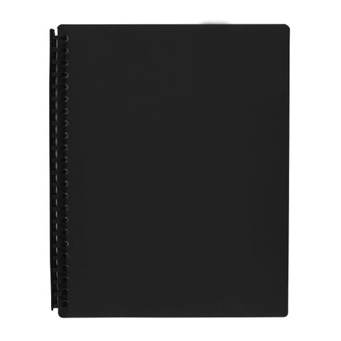 MARBIG REFILLABLE DISPLAY BOOK 20P BLACK