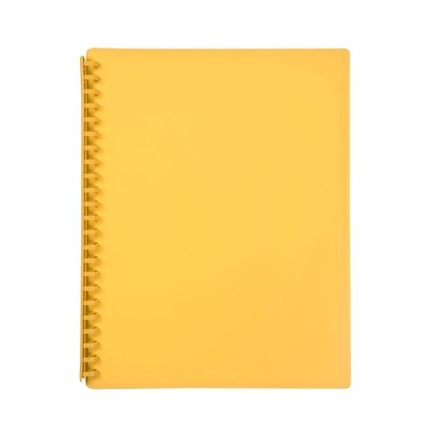 MBIG REFILLABLE DISPLAY BOOK 20P YELLOW.