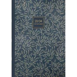 Monthly Planner Mid Yr A4 Floral Pattern
