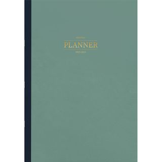 Monthly Planner Mid Yr A4 Dusty Blue.