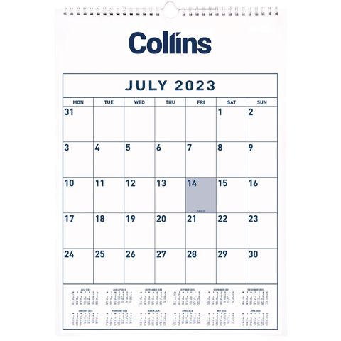 Collins Calendar Mid Year A3 Month To Vi