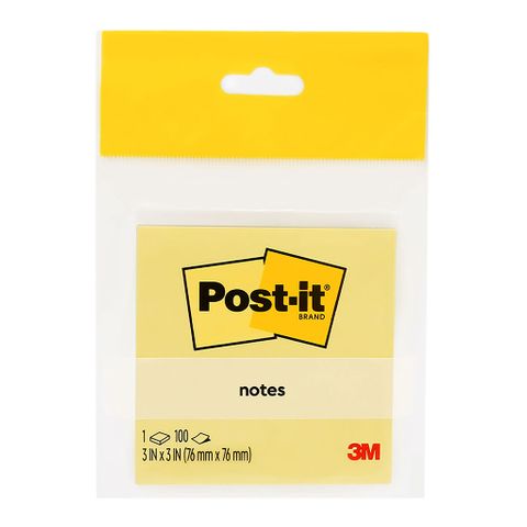 Post-it Notes Yellow 654-HBY 76x76mm Pad