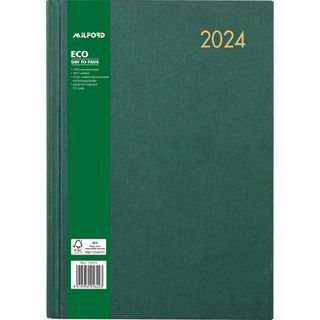 Milford Eco A41 Day Per Page Diary E/Y