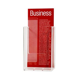 BROCHURE HOLDER ESSELTE CLEAR DL 1-TIER