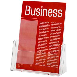 BROCHURE HOLDER ESSELTE CLEAR A5 1-TIER