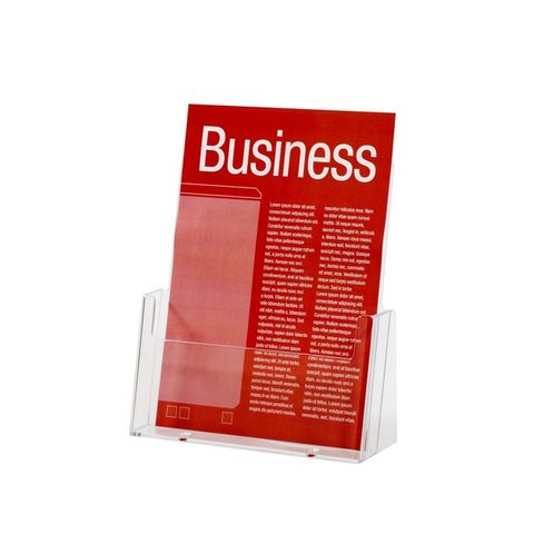 BROCHURE HOLDER ESSELTE CLEAR A4 1-TIER