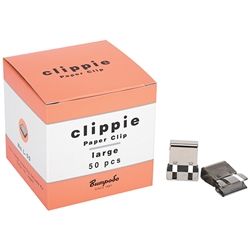 CLIPPIE PAPER CLIPS SILVER LARGE 50 SHT