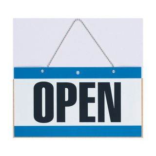 open and close sign