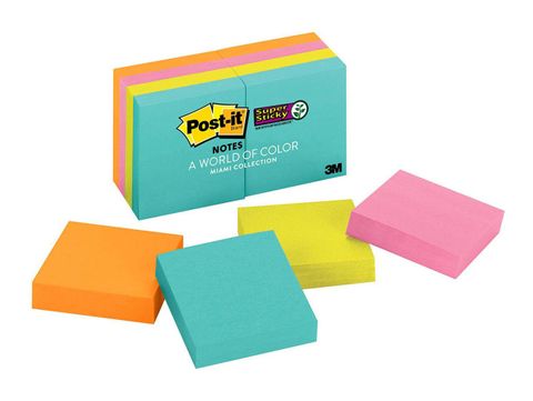 Post-it Super Sticky Note 622-8SSMIA 8PK