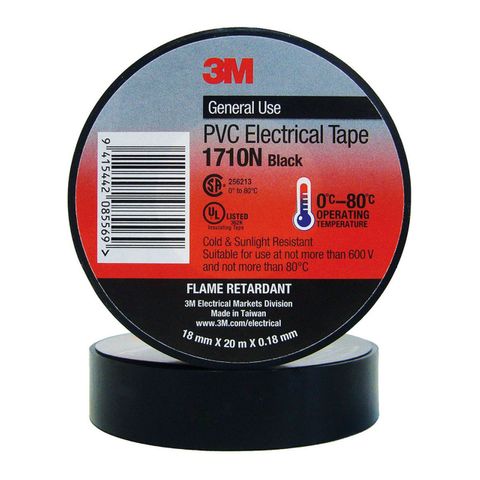 3M Electrical Tape 1710N-BL PVC 18mmX20m