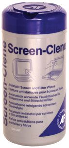 SCREEN-CLENE CLEANING WIPES TUB/100 AF