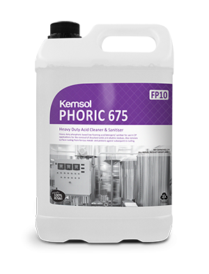 Kemsol Phoric 675 Low Foaming Acid Cleaner - 5 Ltr