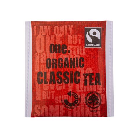 One Fair Trade Overwrapped Tea Bags 500