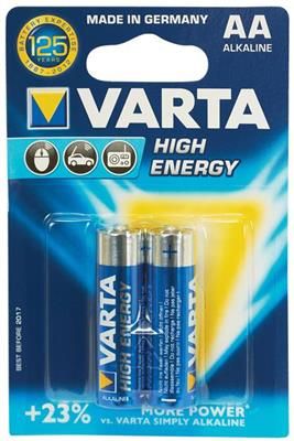 Varta Alkaline Battery Size AA Card 2