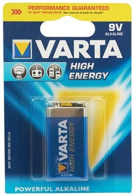 Varta Alkaline Battery Size 9 V Card 1