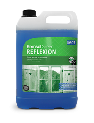 FK-REFL05 Kemsol Reflexion Glass Cleaner Kemsol Green 20 Ltr
