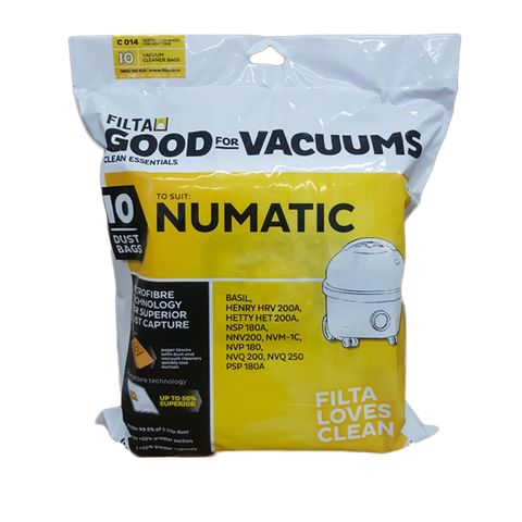 Filta Numatic 'Henry' Vacuum Bags CO14