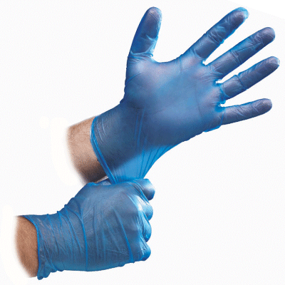 GL63081  Kitchenwear Vinyl Disposable Gloves 10 pkt