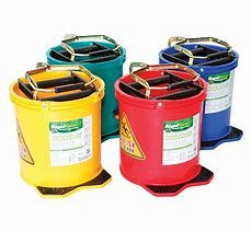 BUCWR Filta Wide Mouth Mop Wringer Bucket Red