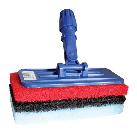 AMGBGLBGL3 Filta Glitter Pad Floor Tool & 3 Pads For Broom  Handle