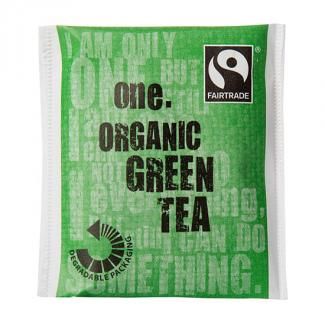 One Fairtrade Organic Green Tea X 200