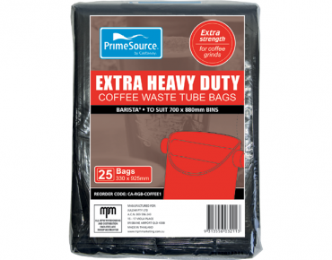Extra Heavy Duty Coffee Waste Tube Bags 25pk 330x925
