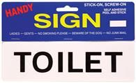 Handy Sign Toilet