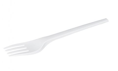 Green Choice CPLA Fork White 50 per sleeve